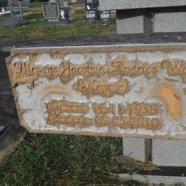 WELSH Jacobus Andries 1958-2010