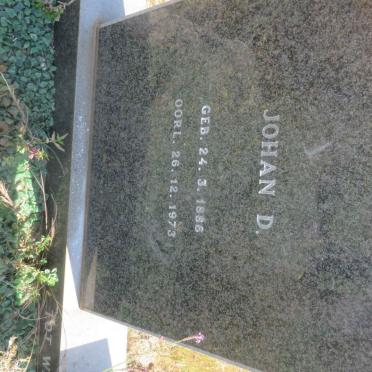 ANDERSON Johan D. 1886-1973 &amp; Martha J.L. JOUBERT 1889-1972