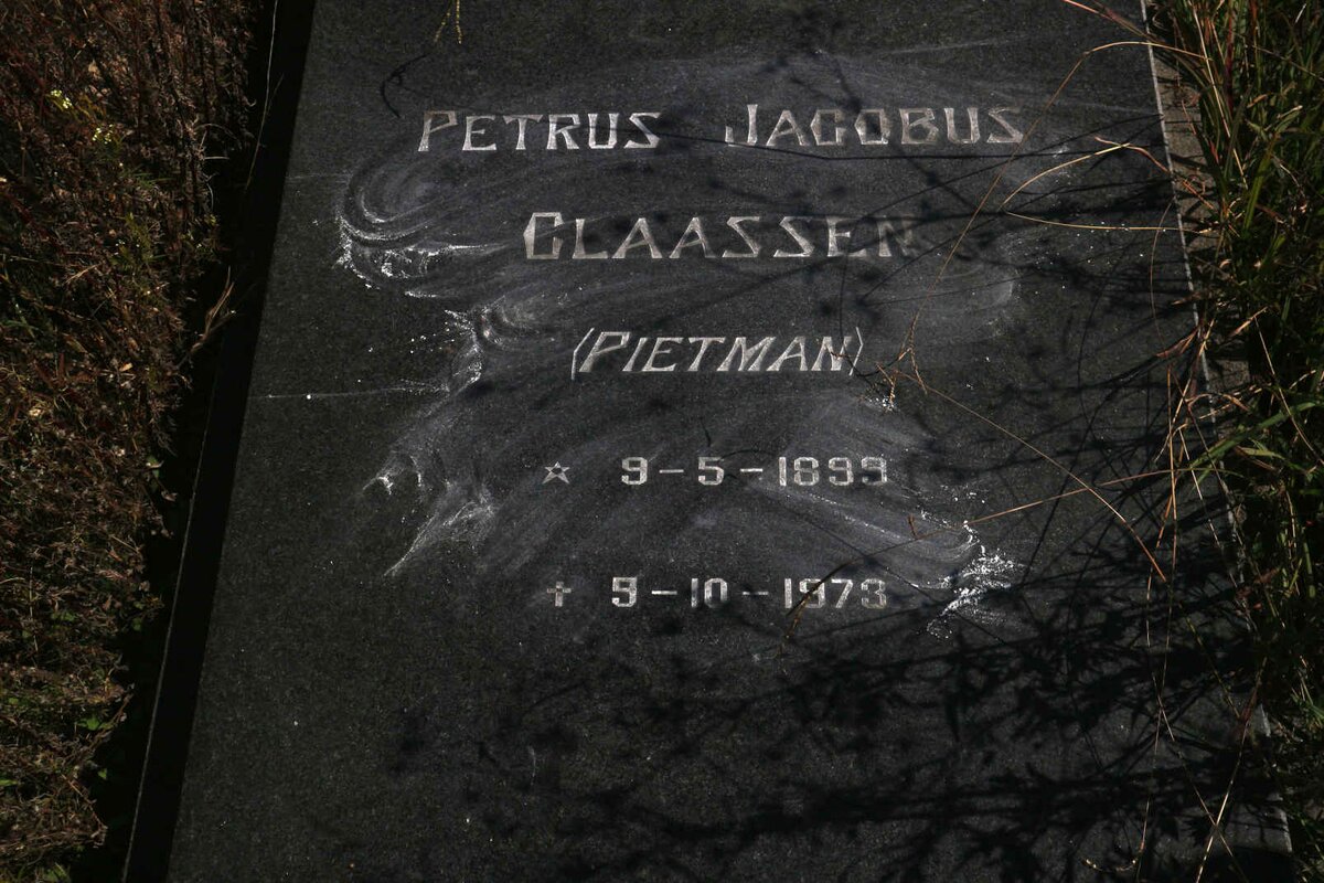 CLAASSEN Petrus Jacobus 1899-1973