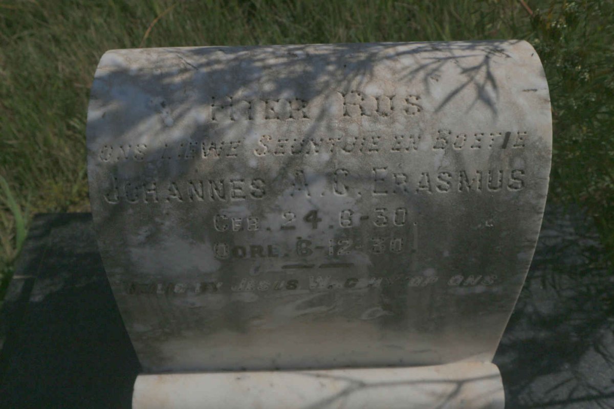 ERASMUS Johannes A.C. 1930-1930
