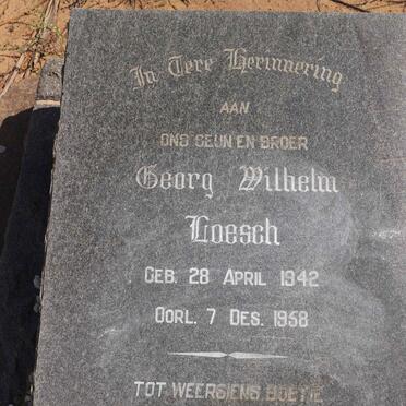 LOESCH Georg Wilhelm 1942-1958