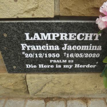 LAMPRECHT Francina Jacomina 1950-2020