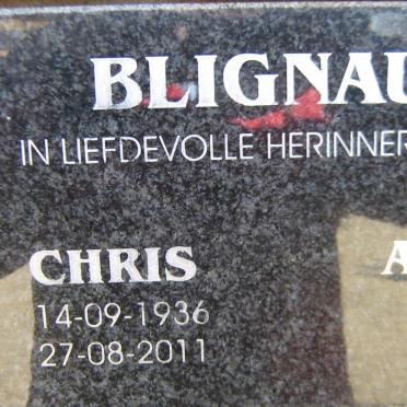 BLIGNAUT Chris 1936-2011 &amp; Ansie