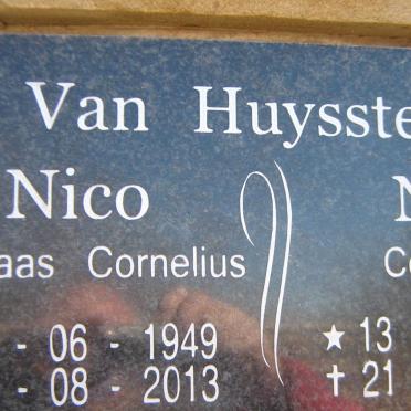 HUYSSTEEN Nicolaas Cornelius, van 1949-2013 :: VAN HUYSSTEEN Cornelius 1972-2007