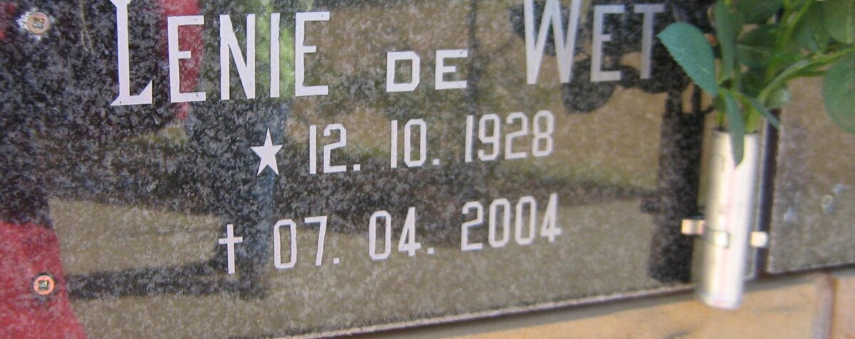 WET Lenie, de 1928-2004