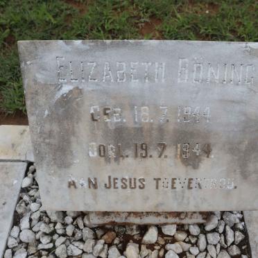 BONING Elizabeth 1944-1944