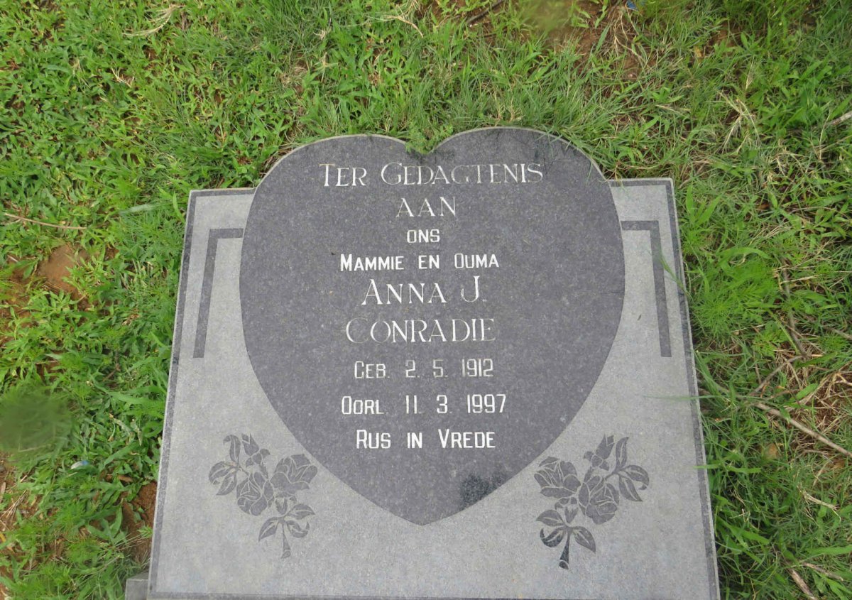 CONRADIE Anna J. 1912-1997