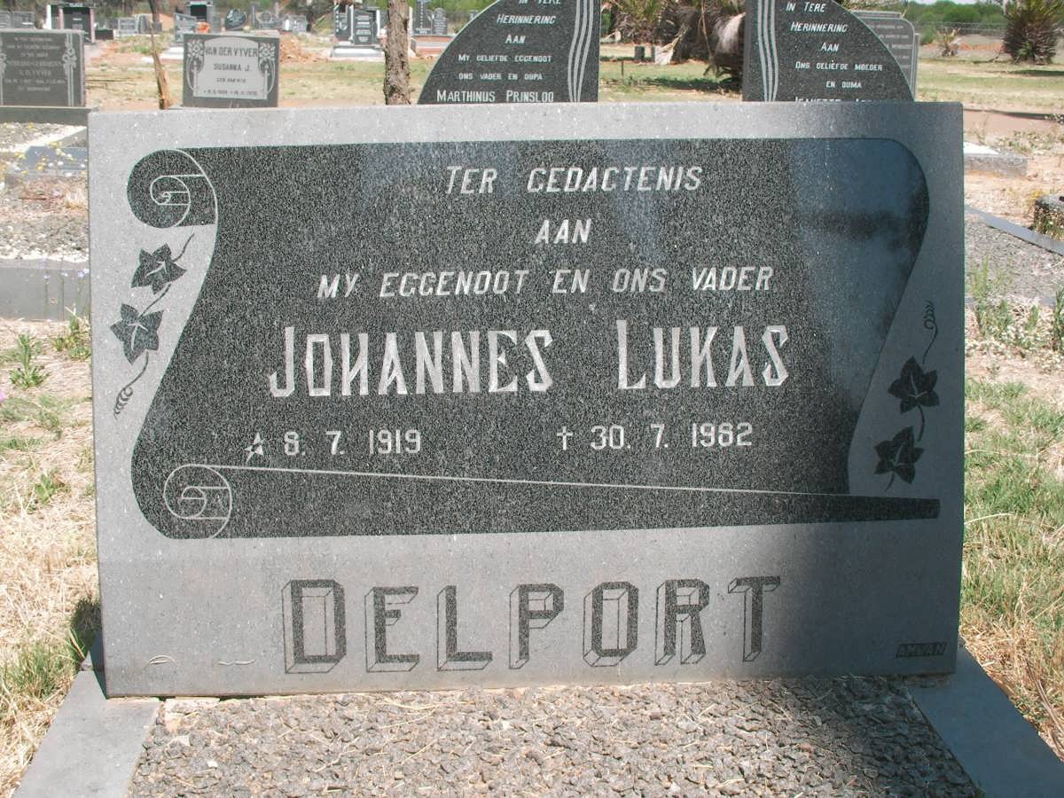 DELPORT Johannes Lukas 1919-1982