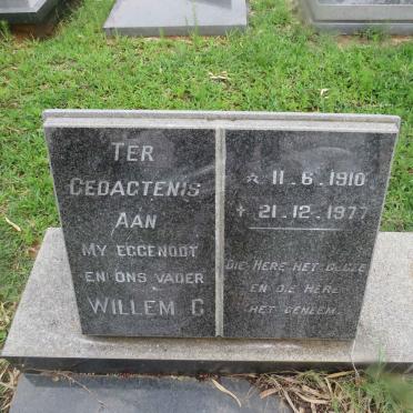 EARLE Willem G. 1910-1977 &amp; Susanna C.M. VILJOEN 1916-1991