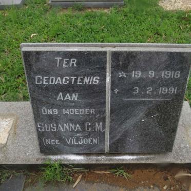 EARLE Willem G. 1910-1977 &amp; Susanna C.M. VILJOEN 1916-1991