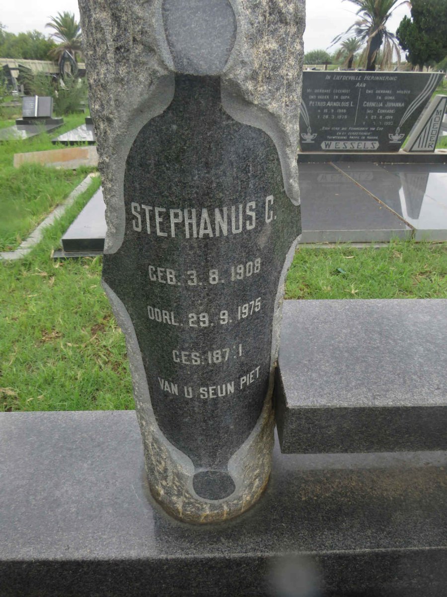 GREYLING Stephanus G. 1908-1975 &amp; Johanna C. HEFER 1909-1975