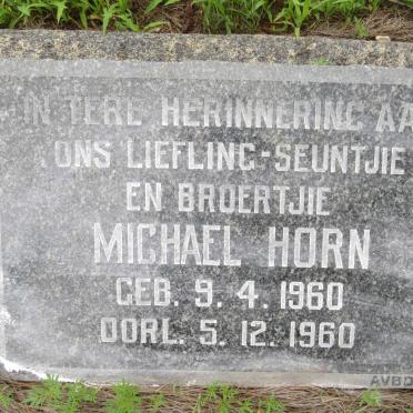 HORN Michael 1960-1960