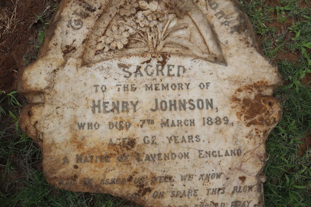 JOHNSON Henry -1889