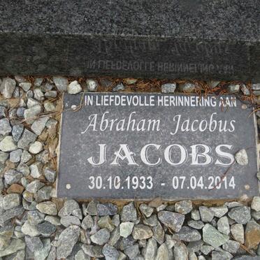 JACOBS Abraham Jacobus 1933-2014