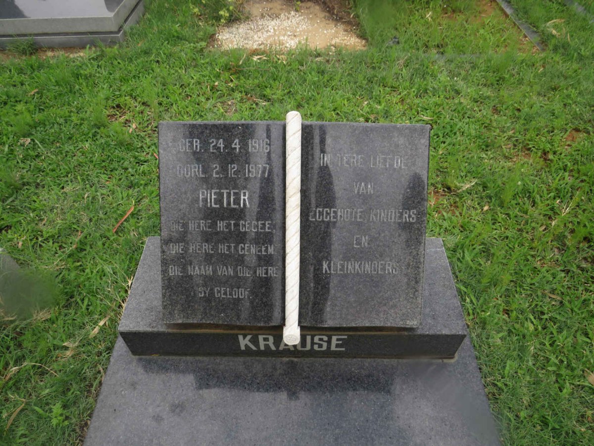 KRAUSE Pieter 1916-1977
