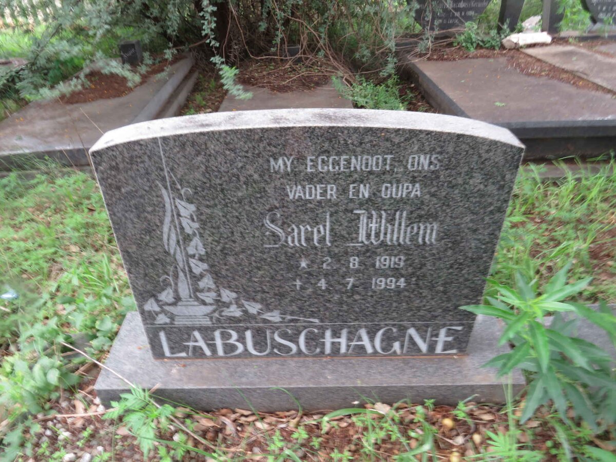 LABUSCHAGNE Sarel Willem 1919-1994