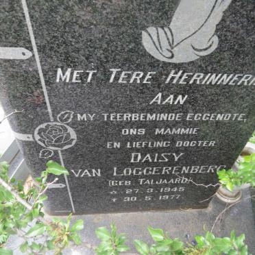 LOGGERENBERG Daisy, van nee TALJAARD 1945-1977