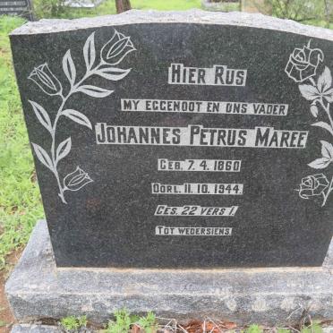 MAREE Johannes Petrus 1860-1944