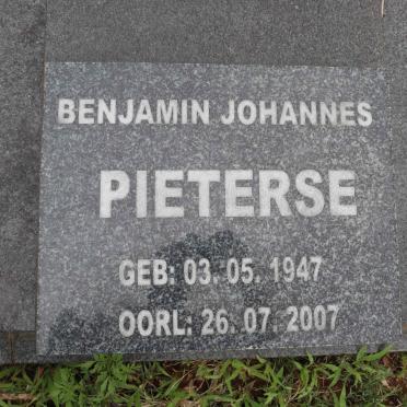 PIETERSE Benjamin Johannes 1947-2007