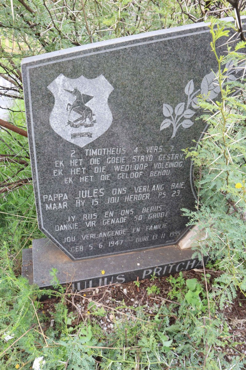 PRITCHARD Julius 1947-1995