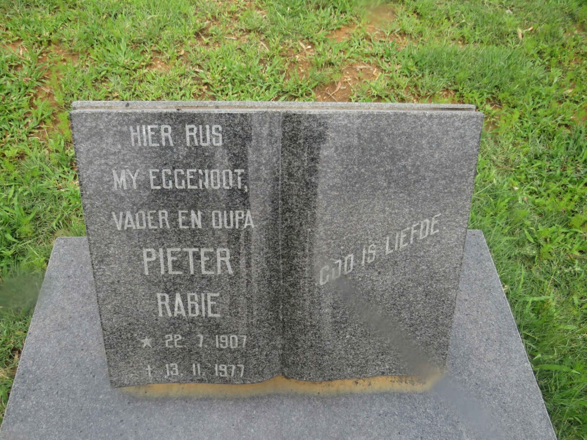 RABIE Pieter 1907-1977
