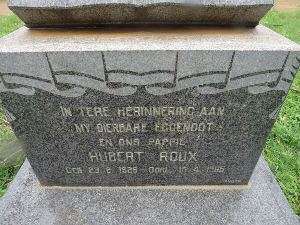 ROUX Hubert 1926-1965