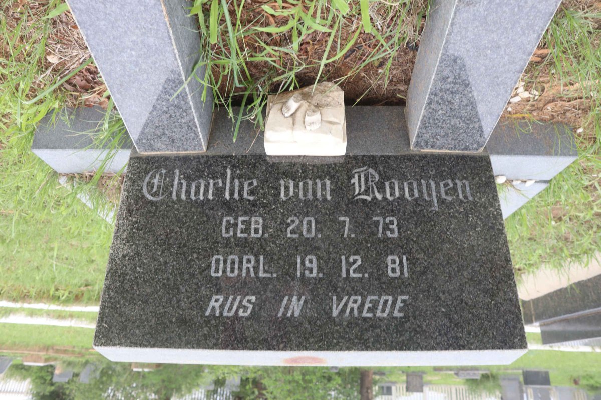ROOYEN Charlie, van 1973-1981