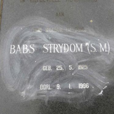 STRYDOM S.M. 1925-1996