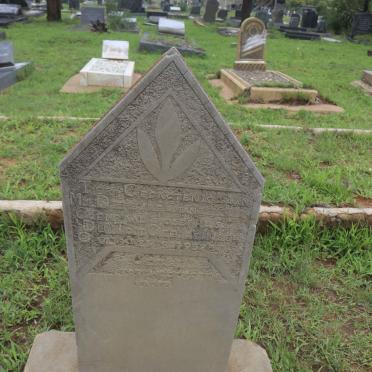 TOIT Coenraad Josephus, du 1884-1932