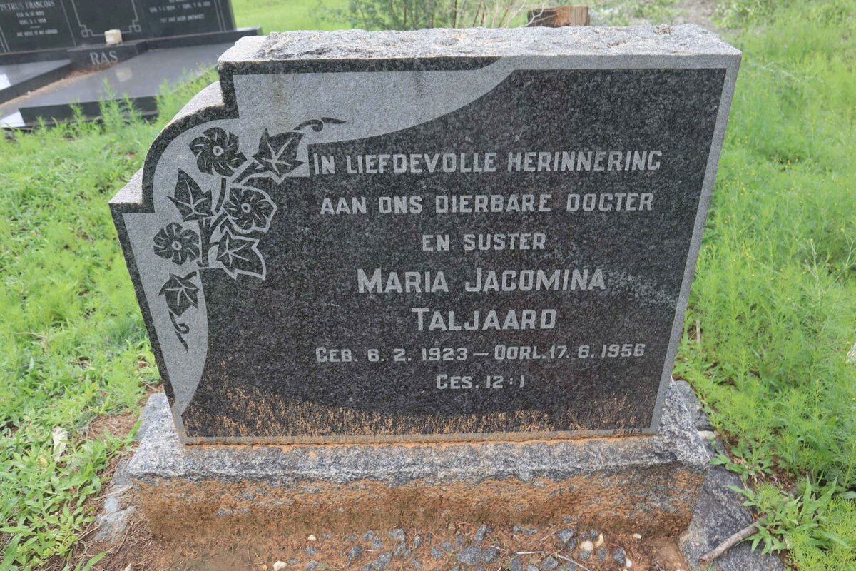TALJAARD Maria Jacomina 1923-1956