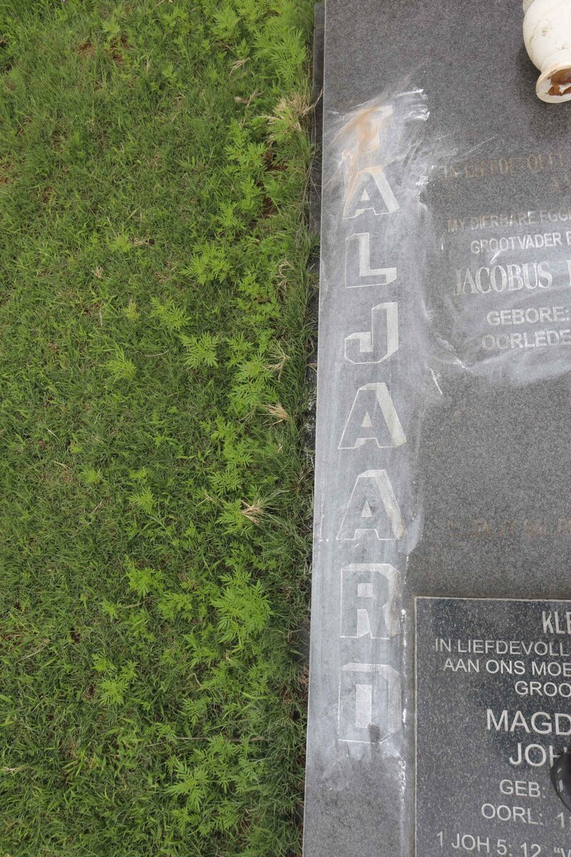 TALJAARD Jacobus Hermanus 1914-2001 :: KLEIN Magdalena Johanna 1919-2014