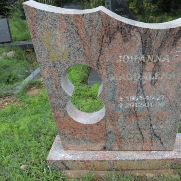 WESTHUIZEN Johanna Magdalena, van der 1961-2012