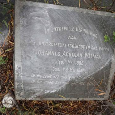WELMAN Johannes Adriaan 1906-1945