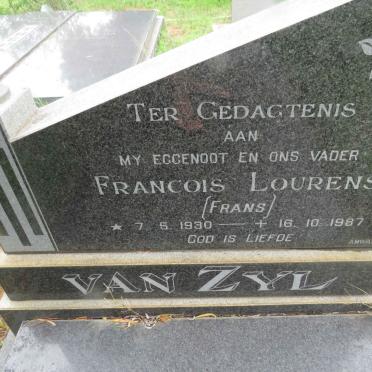 ZYL Francois Lourens, van 1930-1987