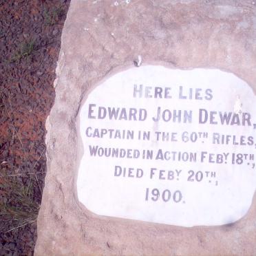 DEWAR Edward John -1900