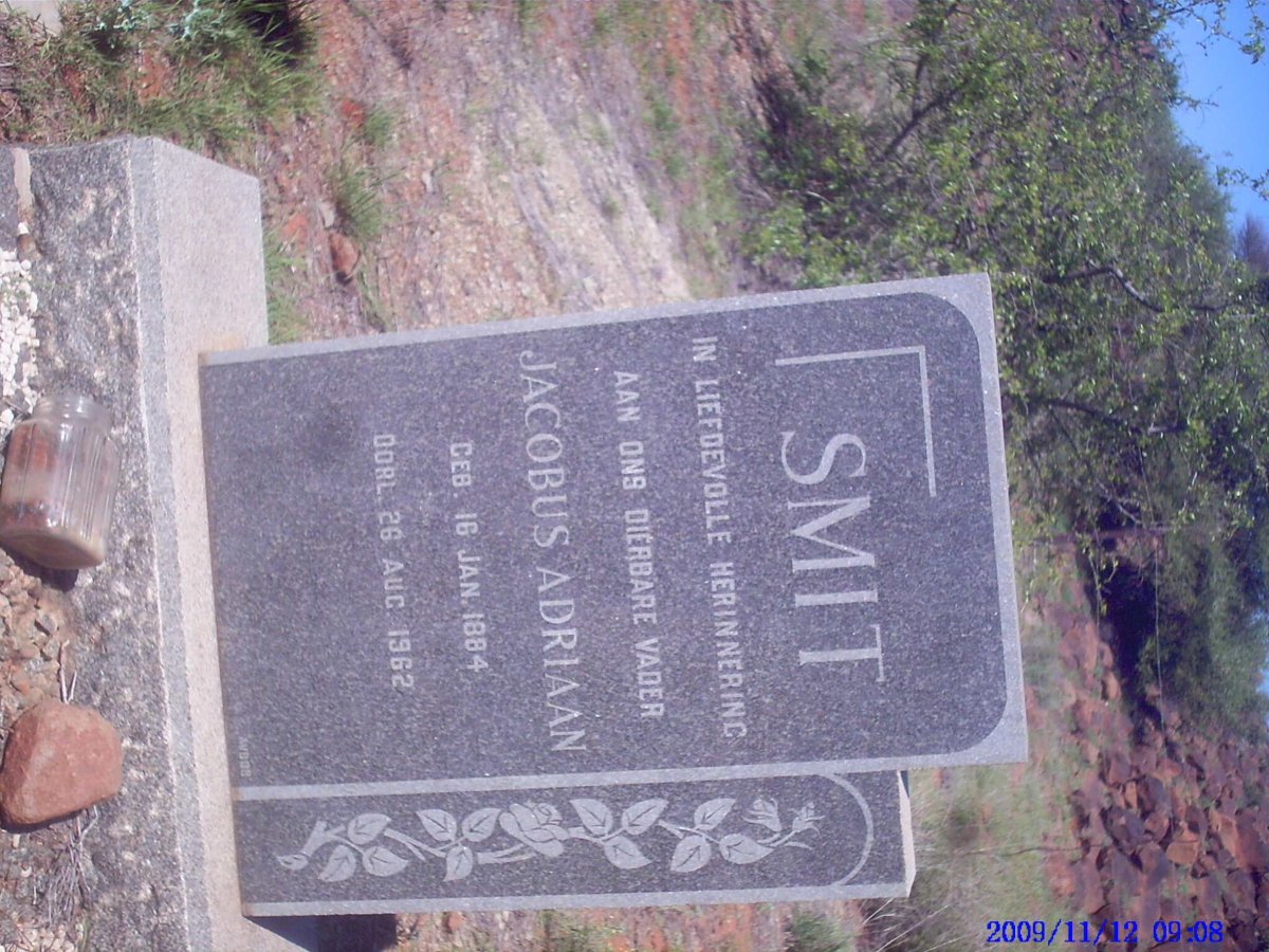 SMIT Jacobus Adriaan 1884-1962