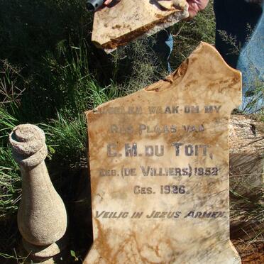 TOIT C.M., du 1852-1926