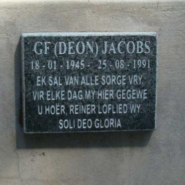 JACOBS G.F. 1945-1991