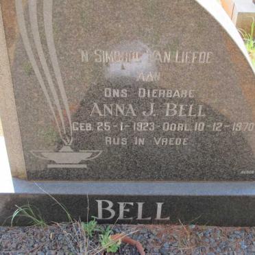 BELL Anna J. 1923-1970