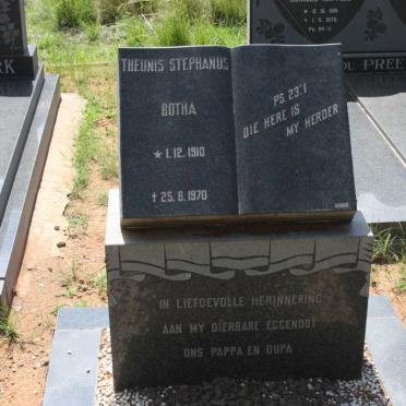 BOTHA Theunis Stephanus 1910-1970