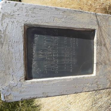 BOOYSEN Daniel Hermanus 1890-1925