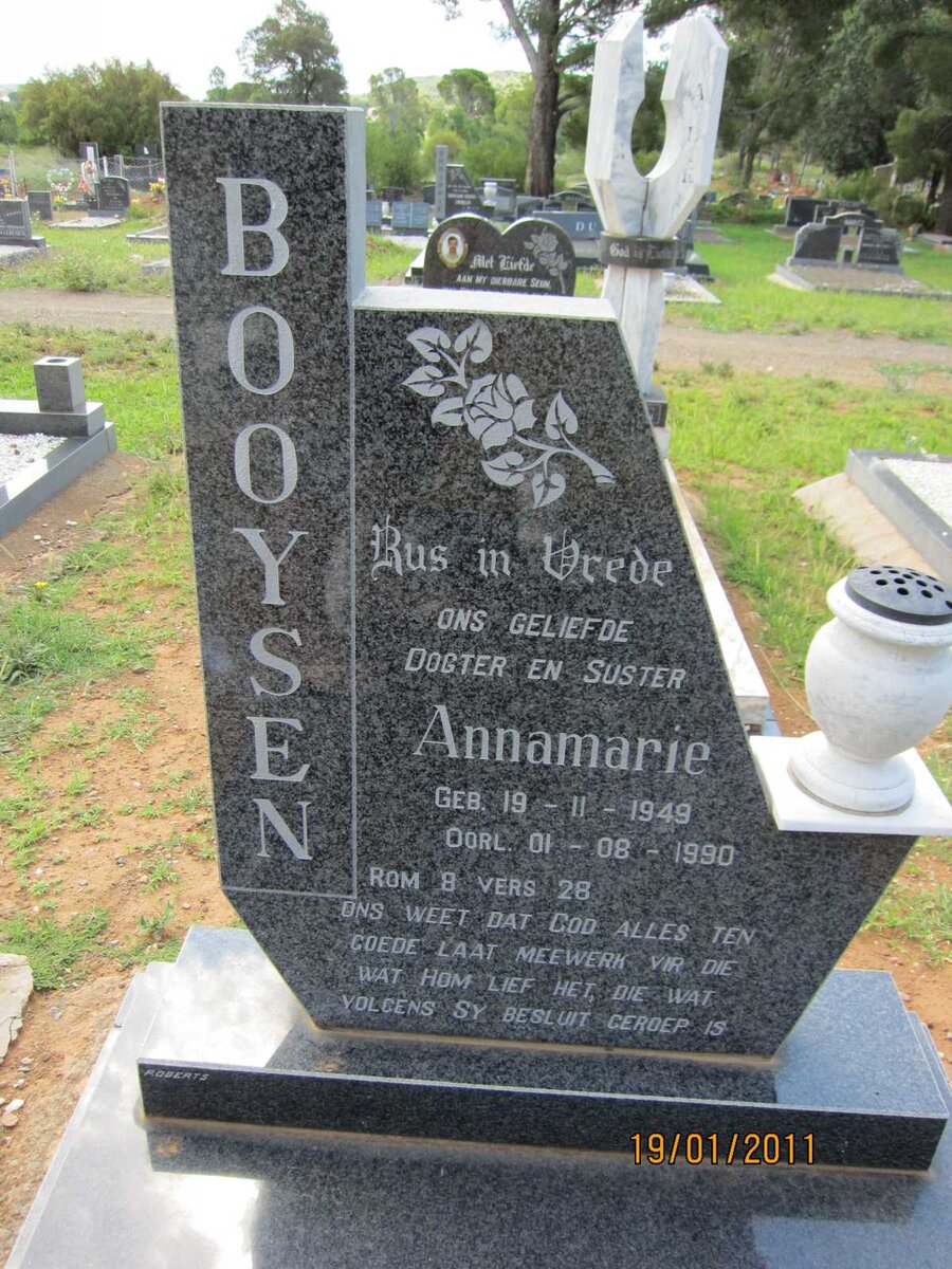 BOOYSEN Annamarie 1949-1990