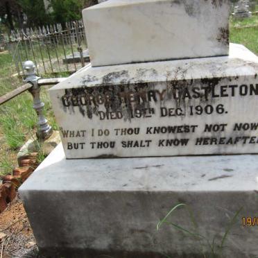 CASTLETON George Henry -1906