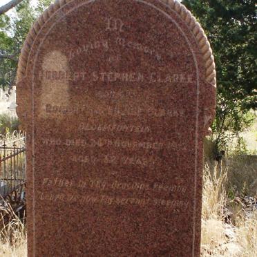 CLARKE Herbert Stephen - 1912 