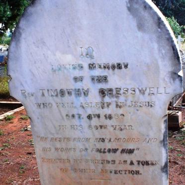 CRESSWELL Timothy -1889