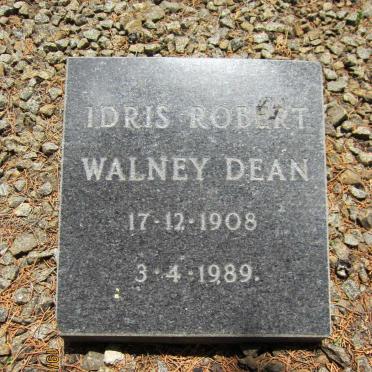 DEAN Idris Robert Walney 1908-1989