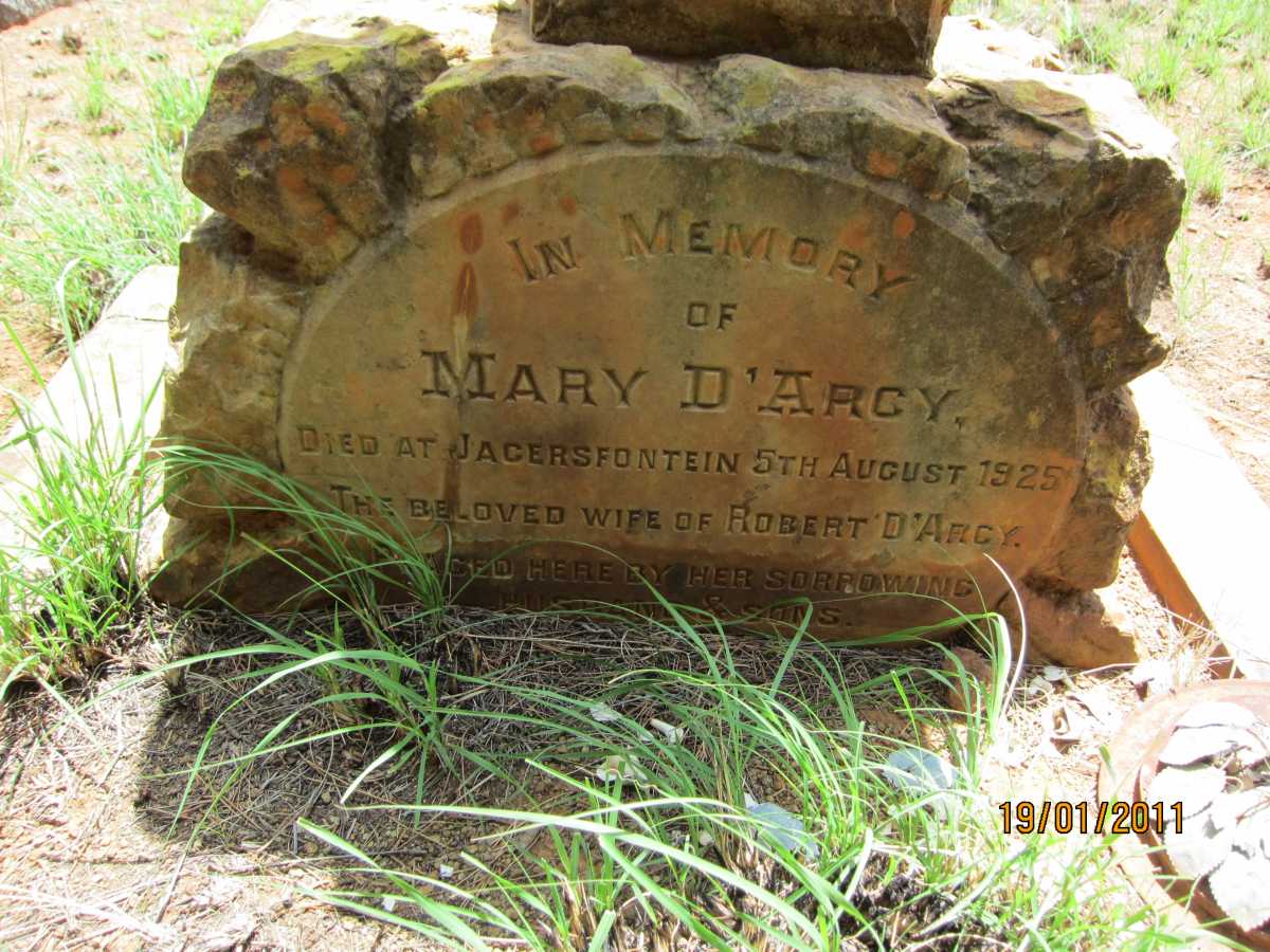 D'ARCY Mary -1925