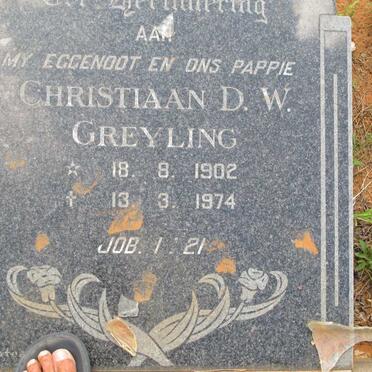 GREYLING Christiaan D.W. 1902-1974