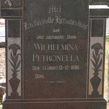 GROBLER Evert Nicolaas 1882-1955 &amp; Wilhelmina Petronella LUBBE 1886-