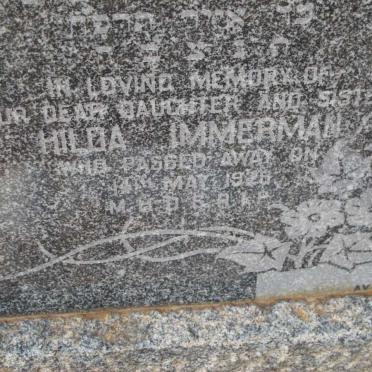 IMMERMAN Hilda -1926